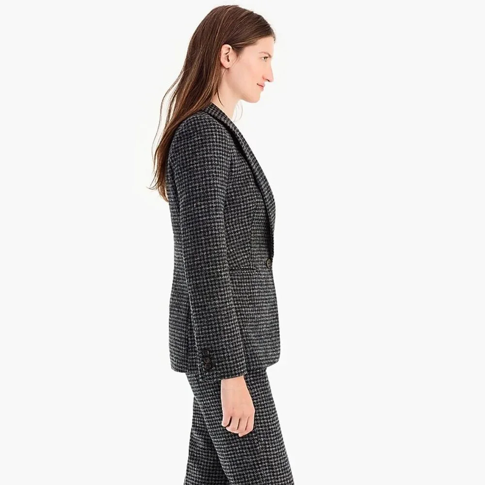 J. Crew Parke Wool Blazer in Houndstooth - NWT sz 6